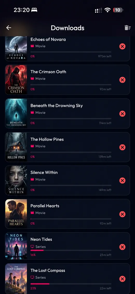 Downloads in Spektra